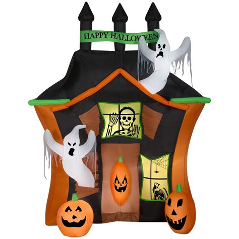 gemmy halloween decorations|gemmy halloween inflatable haunted house.